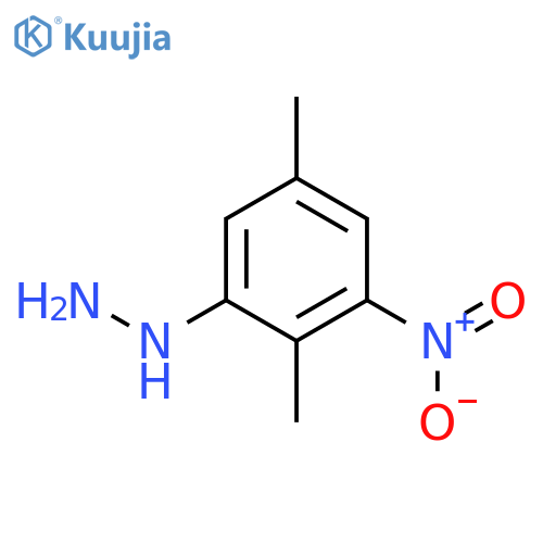 Hydrazine, (2,5-dimethyl-3-nitrophenyl)- structure