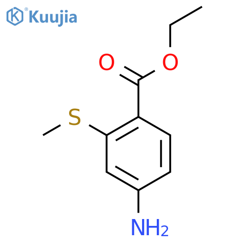 ethyl 4-amino-2-(methylsulfanyl)benzoate structure