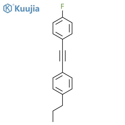 1-Fluoro-4-((4-propylphenyl)ethynyl)benzene structure