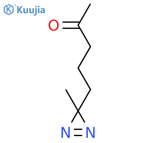 5-(3-methyl-3H-diazirin-3-yl)pentan-2-one structure