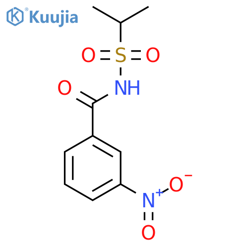 Benzamide, N-[(1-methylethyl)sulfonyl]-3-nitro- structure