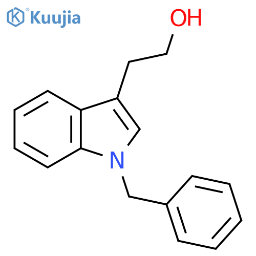1H-Indole-3-ethanol, 1-(phenylmethyl)- structure