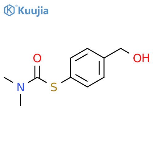 1-{4-(hydroxymethyl)phenylsulfanyl}-N,N-dimethylformamide structure