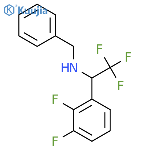 benzyl1-(2,3-difluorophenyl)-2,2,2-trifluoroethylamine structure