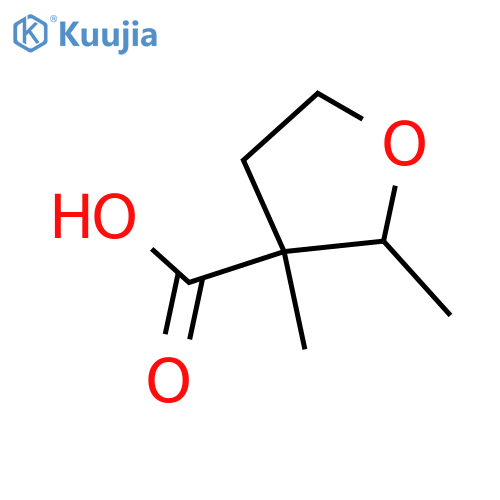 2,3-dimethyloxolane-3-carboxylic acid structure