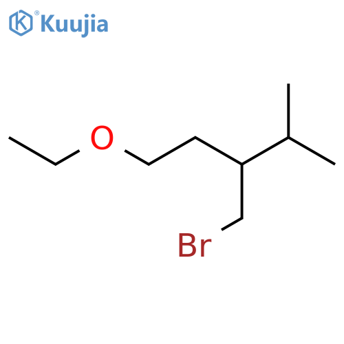 Pentane, 3-(bromomethyl)-1-ethoxy-4-methyl- structure