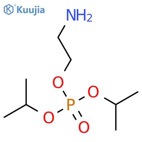 2-Aminoethyl dipropan-2-yl phosphate structure