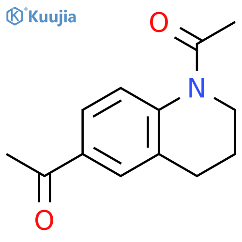 1-(6-acetyl-1,2,3,4-tetrahydroquinolin-1-yl)ethan-1-one structure