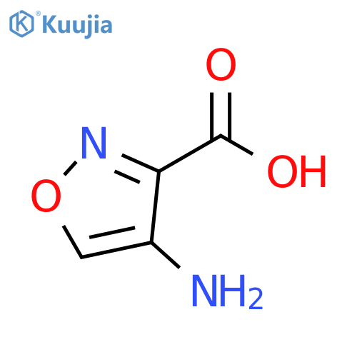 3-Isoxazolecarboxylic acid, 4-amino- structure