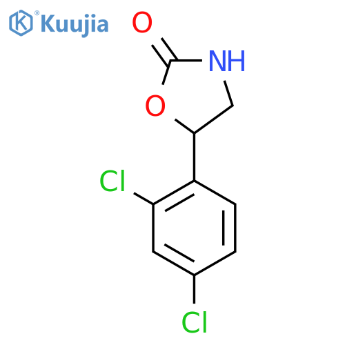 5-(2,4-dichlorophenyl)-1,3-oxazolidin-2-one structure