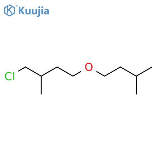 1-Chloro-2-methyl-4-(3-methylbutoxy)butane structure