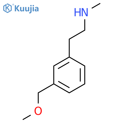 {2-3-(methoxymethyl)phenylethyl}(methyl)amine structure