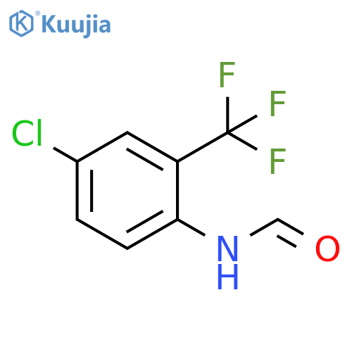 N-[4-Chloro-2-(trifluoromethyl)phenyl]formamide structure