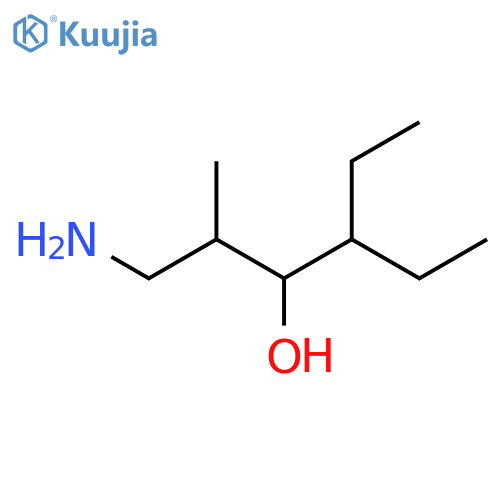 1-Amino-4-ethyl-2-methylhexan-3-ol structure