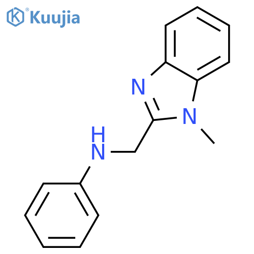 (1-Methyl-1H-benzoimidazol-2-ylmethyl)-phenyl-amine structure