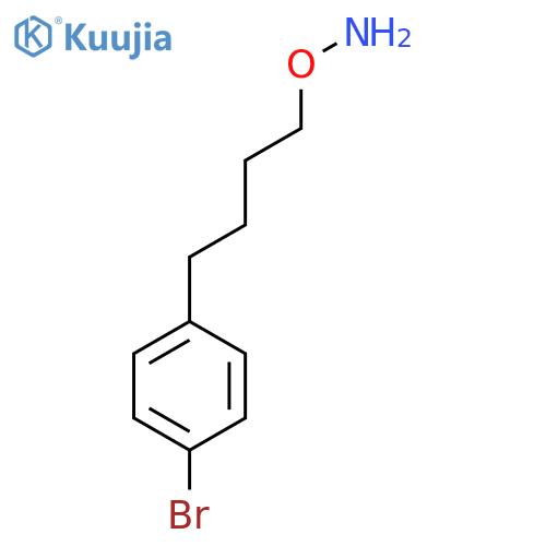 O-4-(4-bromophenyl)butylhydroxylamine structure