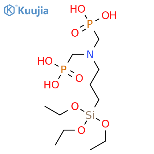 Phosphonic acid, [[[3-(triethoxysilyl)propyl]imino]bis(methylene)]bis- structure
