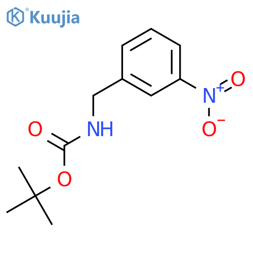 tert-butyl N-(3-nitrophenyl)methylcarbamate structure