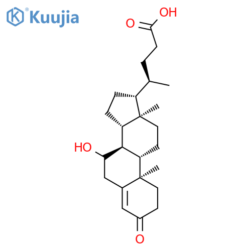 7a-Hydroxy-3-oxo-chol-4-en-24-oic Acid structure