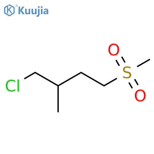 Butane, 1-chloro-2-methyl-4-(methylsulfonyl)- structure