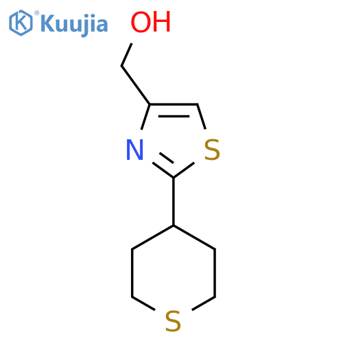 (2-(Tetrahydro-2H-thiopyran-4-yl)thiazol-4-yl)methanol structure
