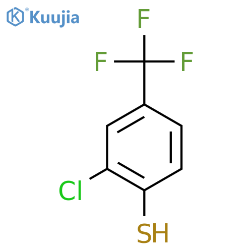 2-Chloro-4-trifluoromethylbenzenethiol structure