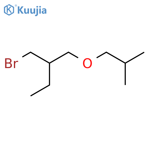 Butane, 2-(bromomethyl)-1-(2-methylpropoxy)- structure
