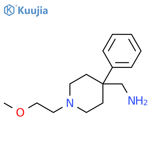 (2-methoxyethyl)(4-phenylpiperidin-4-yl)methylamine structure