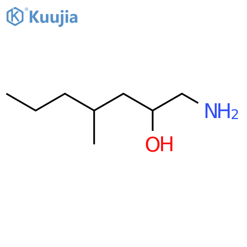 1-amino-4-methylheptan-2-ol structure
