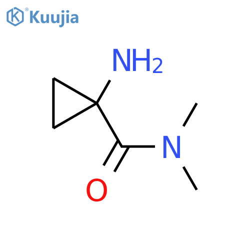 1-Amino-N,N-dimethylcyclopropane-1-carboxamide structure