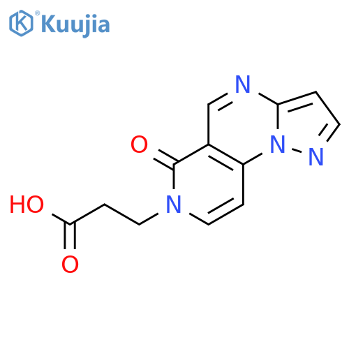Pyrazolo[1,5-a]pyrido[3,4-e]pyrimidine-7(6H)-propanoic acid, 6-oxo- structure