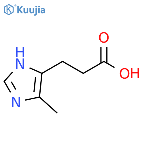 3-(4-methyl-1H-imidazol-5-yl)propanoic acid structure