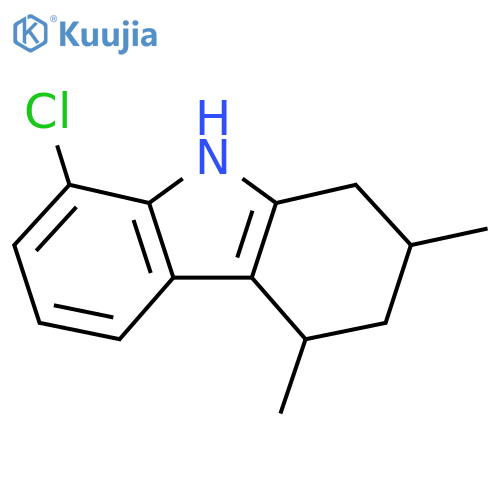 8-chloro-2,4-dimethyl-2,3,4,9-tetrahydro-1H-carbazole structure
