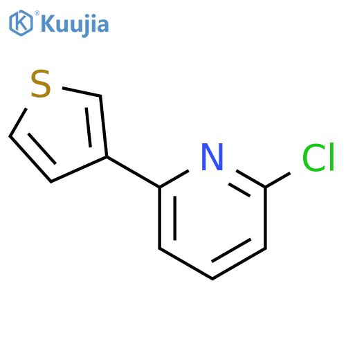 2-Chloro-6-(thiophen-3-yl)pyridine structure