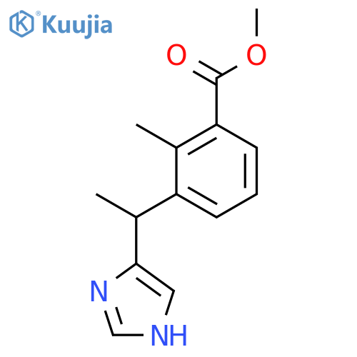 Methyl 3-1-(1H-Imidazol-4-yl)ethyl-2-methyl-benzoic Acid Ester structure