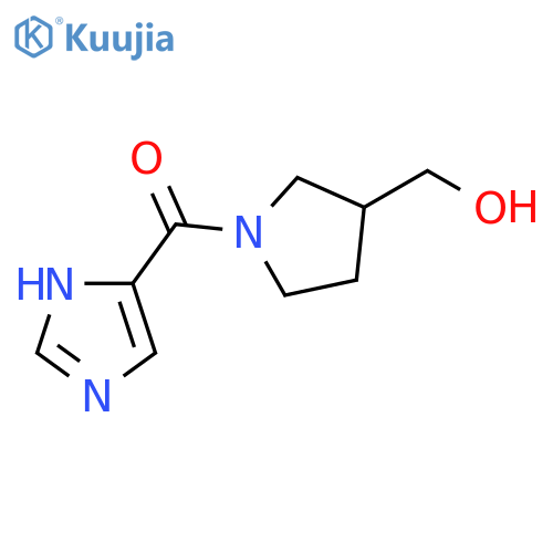 (3-(hydroxymethyl)pyrrolidin-1-yl)(1H-imidazol-5-yl)methanone structure