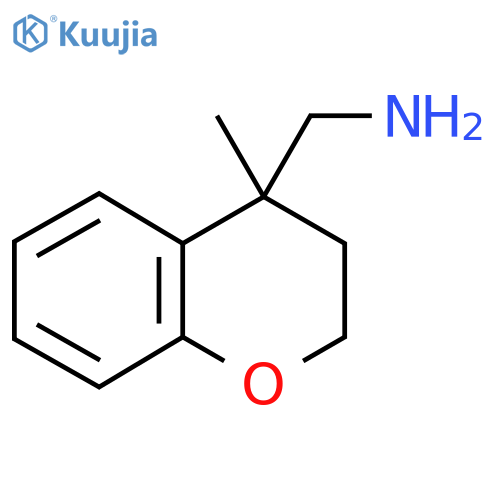 (4-Methyl-3,4-dihydro-2h-1-benzopyran-4-yl)methanamine structure