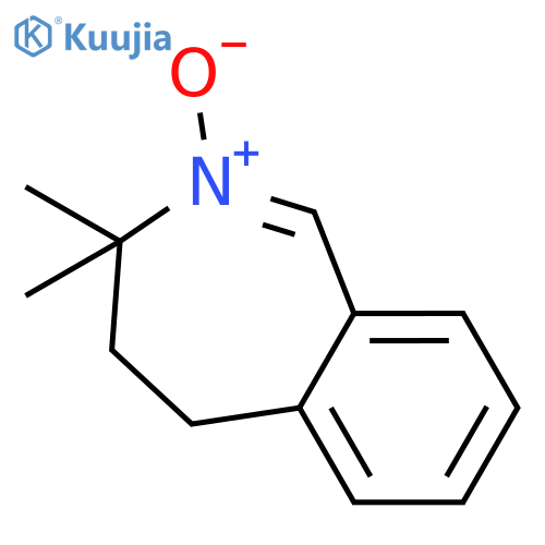 3H-2-Benzazepine, 4,5-dihydro-3,3-dimethyl-, 2-oxide structure