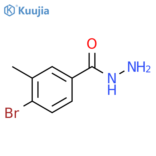 4-Bromo-3-methyl-benzoic Acid Hydrazide structure