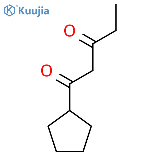 1-cyclopentylpentane-1,3-dione structure