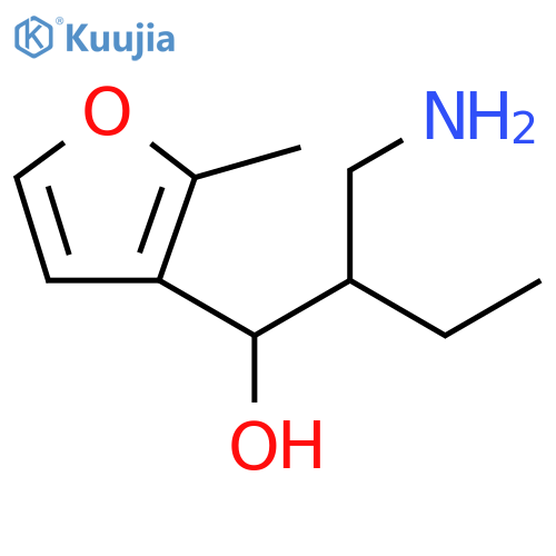 3-Furanmethanol, α-[1-(aminomethyl)propyl]-2-methyl- structure