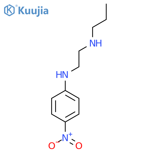 N-(2-Propylaminoethyl)-4-nitroaniline structure
