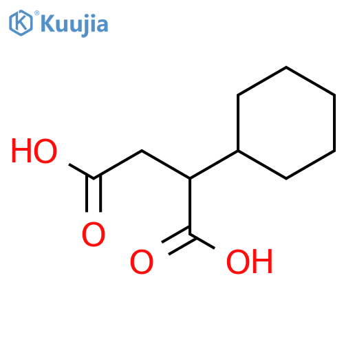 2-cyclohexylbutanedioic acid structure