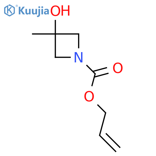 Prop-2-en-1-yl 3-hydroxy-3-methylazetidine-1-carboxylate structure