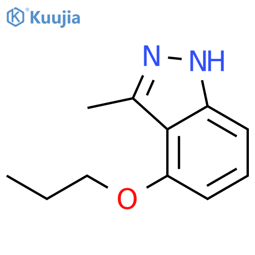 1H-Indazole, 3-methyl-4-propoxy- structure