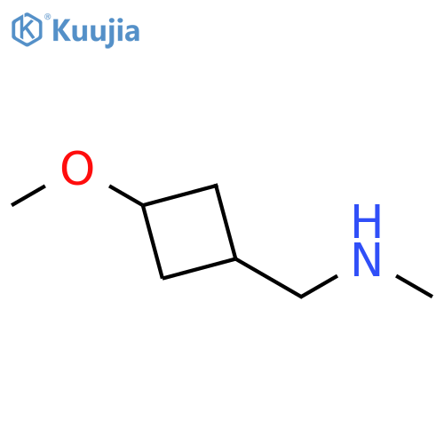 (3-methoxycyclobutyl)methyl(methyl)amine structure