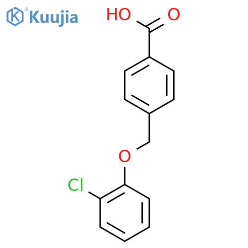 4-(2-chlorophenoxy)methylbenzoic acid structure
