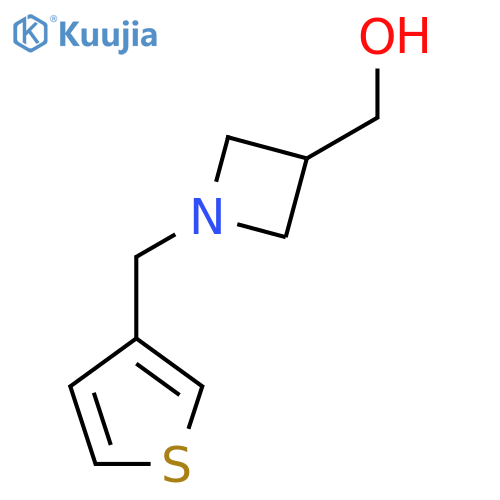 [1-(Thiophen-3-ylmethyl)azetidin-3-yl]methanol structure