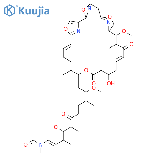 Formamide,N-[11-(16-hydroxy-10-methoxy-11,21-dimethyl-12,18-dioxo-3,7,19,27-tetraoxa-29,30,31-triazatetracyclo[24.2.1.12,5.16,9]hentriaconta-2(31),4,6(30),8,13,24,26(29),28-octaen-20-yl)-4,10-dimethoxy-3,5,9-trimethyl-6-oxo-1-undecenyl]-N-methyl-(9CI) structure