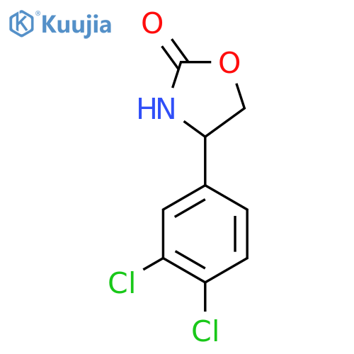 4-(3,4-dichlorophenyl)-1,3-oxazolidin-2-one structure